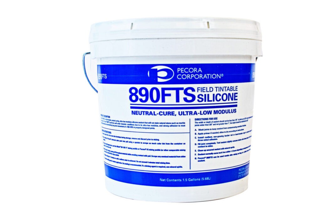 Pecora 890 FTS : Field Tintable Silicone Sealant 1.5 gal pail