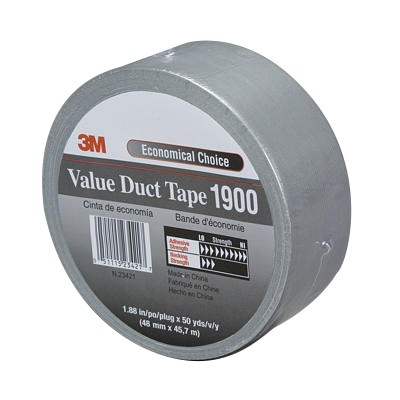 3M Silver Duct Tape : 2”x 50 Yards