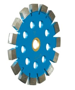 Image of a Blue Speed Tuck Point Blade with a 5/8"-7/8" ring.