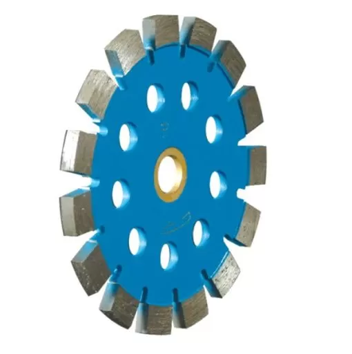 Image of a Blue Speed Tuck Point Blade with a 5/8"-7/8" ring.