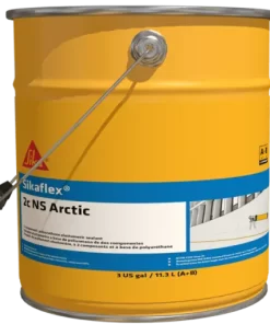 A 1.5 gallon bucket of Sikaflex 2c NS Arctic.
