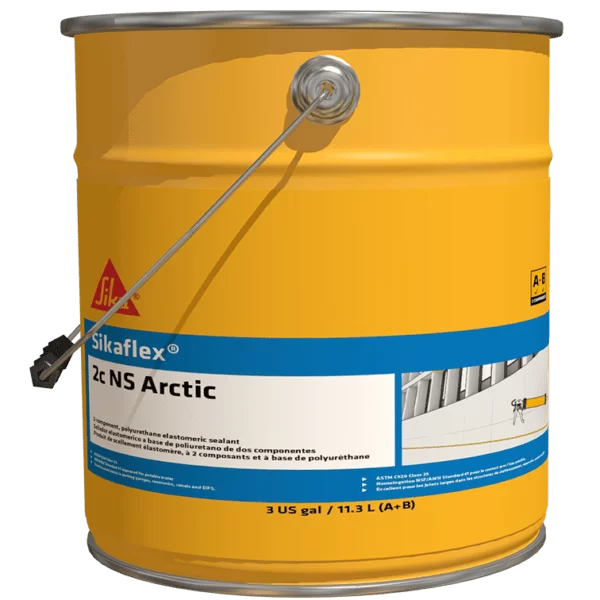 Arctic 2CNS SikaFlex 1.5 Gallon container designed for cold weather use.