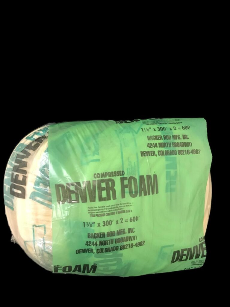 Denver Foam 1 1/8 : Open Cell Backer Rod 600′