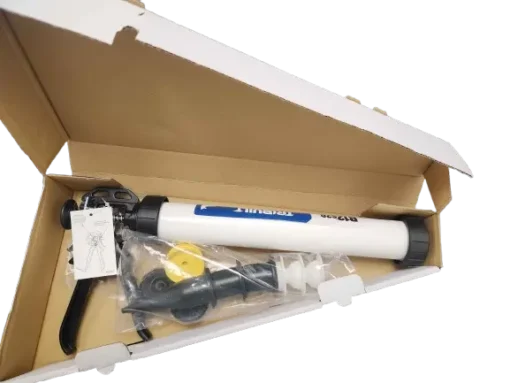 An open box of the Tri-Built B12S20 Sausage Gun Kit