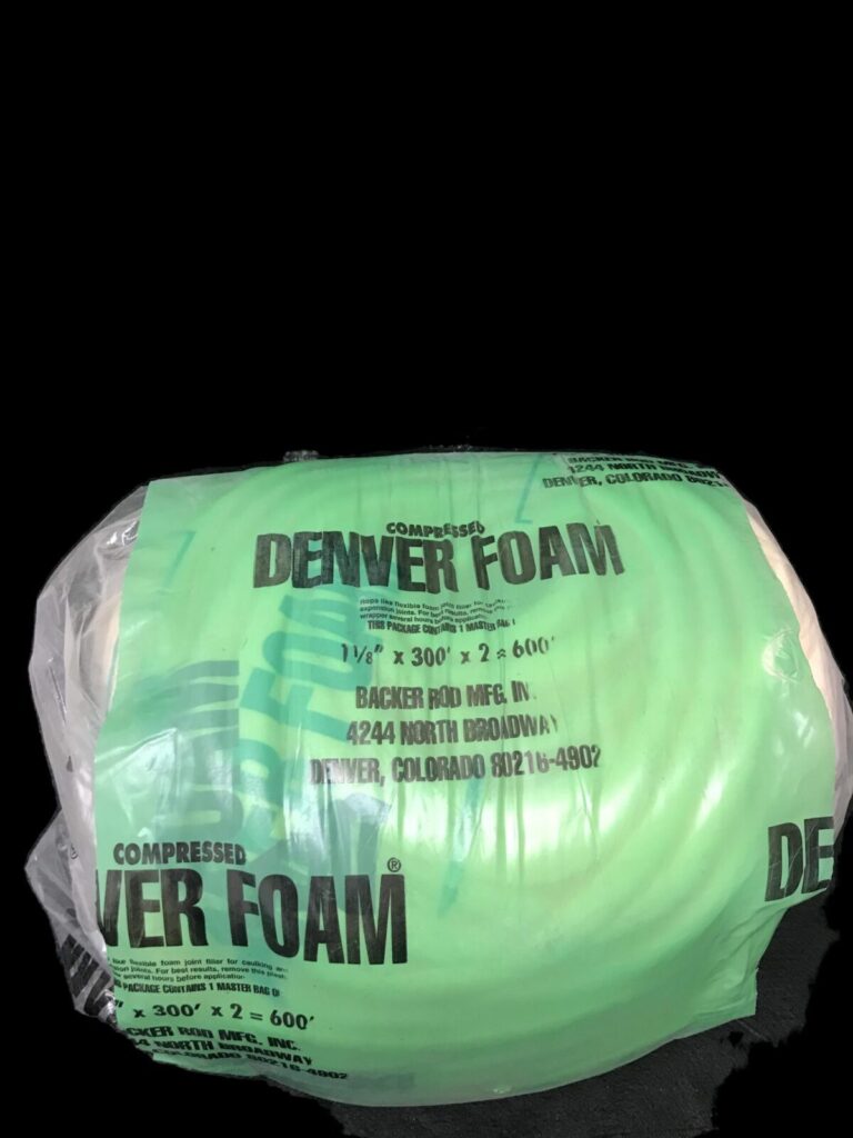 Mini Denver Foam 1-1/8 Bag : Open Cell Backer Rod 100′