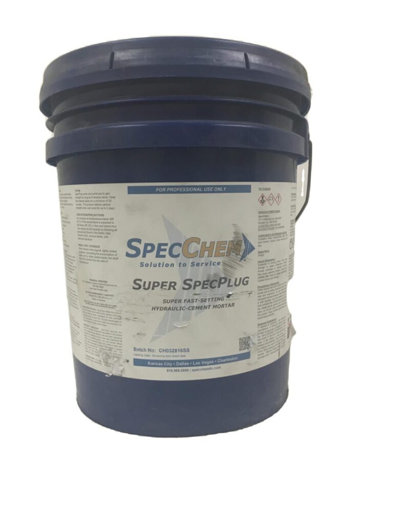 Spec Chem Super Specplug : Hydraulic Cement Mortar