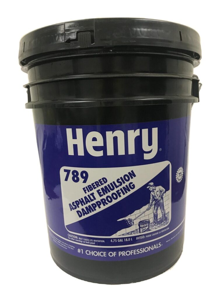 Henry 789 4.75 Gallon : Asphalt Emulsion Damproofing
