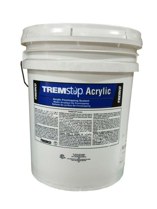 Tremstop Acrylic: 5G Pail Latex Firestop Sealant