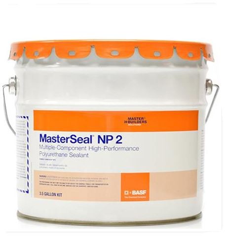 A 3-gallon pail of Masterseal NP2.