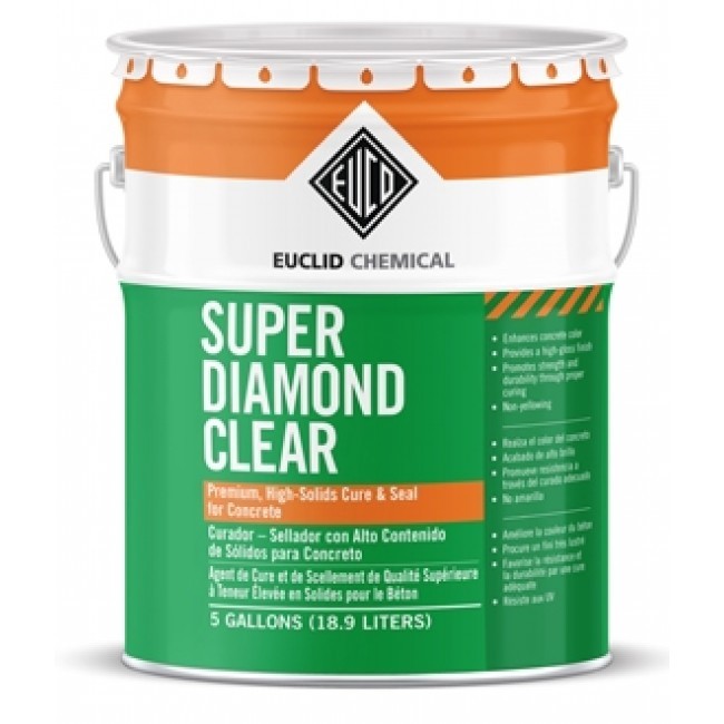 Super Diamond Clear 350: Solvent based concrete sealer 5 gallon