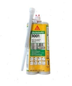 Sika AnchorFix 3001 - High-strength anchoring adhesive for reliable fastening.