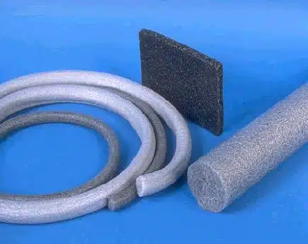 Picture of four types of backer rod