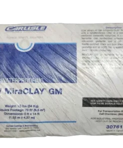 Full label of MiraClay GM waterproofing membrane