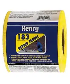 A Henry 183 Yellow Glass Fabric Roll for Roofing