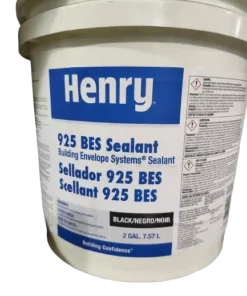 A 2-gallon bucket of Henry 925 BES Sealant