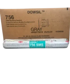 A box of DOWSIL 756 20oz sausages with one in front