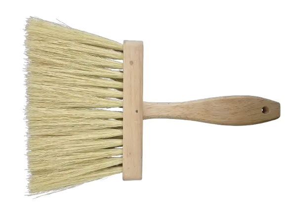 A Magnolia Brush 562 4" Tampico brush seen from above with it laid down.